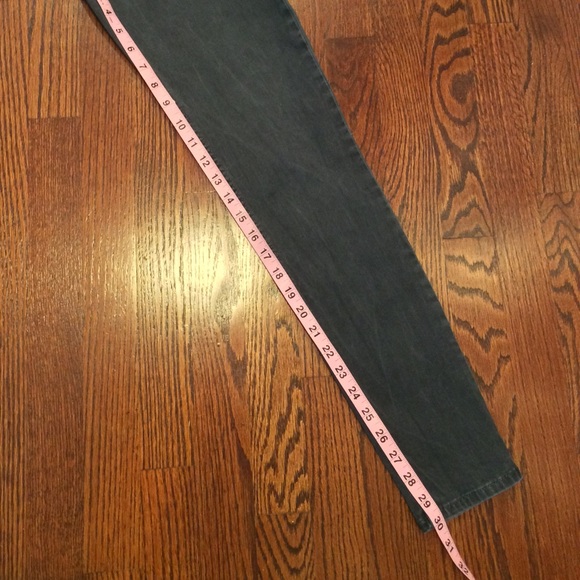 Express button fly mid rise leggings jeans Sz 4 - Picture 5 of 5